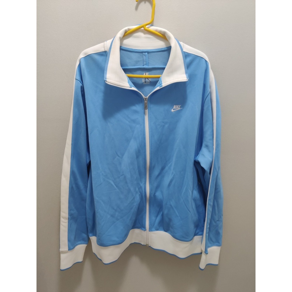 Nike Sportswear Mens XXL Blue Zip Up Track Jacket Used